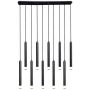 Lampa wisząca x5 W czarna-przezroczysta 72364 Rabalux Ramira zdj.3
