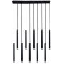 Lampa wisząca x5 W czarna-przezroczysta 72364 Rabalux Ramira zdj.1