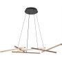 Inteligentna lampa wisząca 5x40 W biała-czarna-złota 72369 Rabalux Severine zdj.1