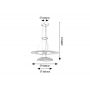 Lampa wisząca 2x36 W złota 72412 Rabalux Zofrael zdj.2