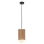 Lampa wisząca 1x5 W czarna-drewno 72420 Rabalux Noxelle zdj.1