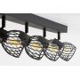 Lampa podsufitowa 4x10 W czarna 73004 Rabalux Aberama zdj.3