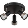 Lampa podsufitowa 3x50 W srebrny 73013 Rabalux Konrad zdj.1