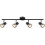 Lampa podsufitowa 4x50 W czarna 73014 Rabalux Konrad zdj.3