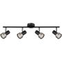 Lampa podsufitowa 4x50 W czarna 73014 Rabalux Konrad zdj.1