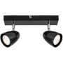 Lampa podsufitowa 2x5 W czarna 73017 Rabalux Perico zdj.1