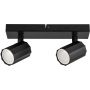 Lampa podsufitowa 2x5 W czarna 73024 Rabalux Rogelio zdj.1