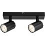 Lampa podsufitowa 2x5 W czarna 73024 Rabalux Rogelio zdj.3