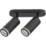 Lampa podsufitowa 2x35 W czarna 73034 Rabalux Senobia zdj.1