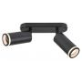 Lampa podsufitowa 2x35 W czarna 73034 Rabalux Senobia zdj.3