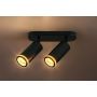 Lampa podsufitowa 2x35 W czarna 73034 Rabalux Senobia zdj.5