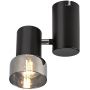 Lampa podsufitowa 1x15 W czarna-przydymiona 73052 Rabalux Hatice zdj.4