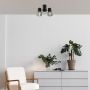 Lampa podsufitowa 2x15 W czarna-przydymiona 73053 Rabalux Hatice zdj.7