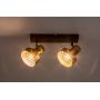 Lampa podsufitowa 2x15 W czarna-drewno 73056 Rabalux Saskia zdj.4