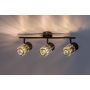 Lampa podsufitowa 3x15 W czarna-przezroczysta 73061 Rabalux Venaro zdj.4
