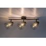 Lampa podsufitowa 3x40 W czarna-przydymiona 73069 Rabalux Emerencia zdj.3