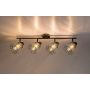 Lampa podsufitowa 4x40 W czarna-przydymiona 73070 Rabalux Emerencia zdj.3