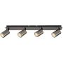 Lampa podsufitowa 4x15 W szara 73074 Rabalux Gerhard zdj.3