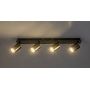 Lampa podsufitowa 4x15 W szara 73074 Rabalux Gerhard zdj.4