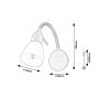 Kinkiet 1x40 W czarny 73090 Rabalux Soma zdj.2