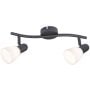 Lampa podsufitowa 2x40 W czarna 73092 Rabalux Soma zdj.1