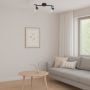 Lampa podsufitowa 2x40 W czarna 73092 Rabalux Soma zdj.3