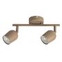 Lampa podsufitowa 2x15 W beżowa 73099 Rabalux Lianet zdj.2