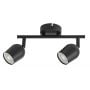 Lampa podsufitowa 2x15 W czarna 73102 Rabalux Lianet zdj.3