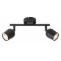 Lampa podsufitowa 2x15 W czarna 73102 Rabalux Lianet zdj.4