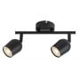 Lampa podsufitowa 2x15 W czarna 73102 Rabalux Lianet zdj.1