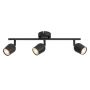 Lampa podsufitowa 3x15 W czarna 73103 Rabalux Lianet zdj.4