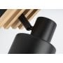Lampa podsufitowa 2x10 W czarna-drewno 73421 Rabalux Noxelle zdj.5