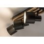 Lampa podsufitowa 3x10 W czarna-drewno 73422 Rabalux Noxelle zdj.5