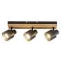 Lampa podsufitowa 3x10 W czarna-drewno 73422 Rabalux Noxelle zdj.1