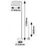Lampa stojąca 1x10 W czarna-szara 74019 Rabalux Farelia zdj.2