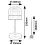 Lampa stołowa 1x13 W czarna-przydymiona 74037 Rabalux Xelira zdj.2