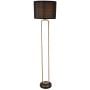 Lampa stojąca 1x60 W czarna-złota 74043 Rabalux Domiro zdj.1