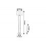 Lampa stojąca 1x60 W czarna-złota 74043 Rabalux Domiro zdj.2