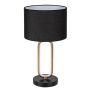 Lampa stołowa 1x60 W czarna-złota 74044 Rabalux Domiro zdj.3