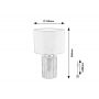 Lampa stołowa 1x40 W biała-zielona 74046 Rabalux Glovy zdj.2