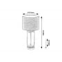 Lampa stołowa 1x60 W szara 74049 Rabalux Rien zdj.2