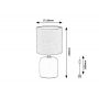Lampa stołowa 1x40 W różowa 74057 Rabalux Daphni zdj.2