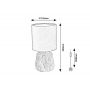 Lampa stołowa 1x40 W czarna 74066 Rabalux Nalisa zdj.2