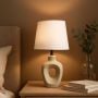 Lampa stołowa 1x25 W beżowa 74079 Rabalux Madelor zdj.4