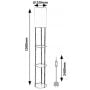 Lampa stojąca 1x40 W czarna 74106 Rabalux Bronn zdj.2