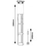 Lampa stojąca 1x40 W beżowa 74107 Rabalux Bronn zdj.2