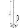 Lampa stojąca 1x33 W czarna 74195 Rabalux Sindri zdj.2