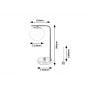 Lampa stołowa 1x35 W złota 74203 Rabalux Kiara zdj.2