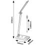 Lampa biurkowa 1x5 W czarna 74213 Rabalux Traze zdj.2