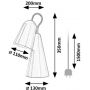 Lampa biurkowa 1x4 W różowa 74224 Rabalux Rabal zdj.2